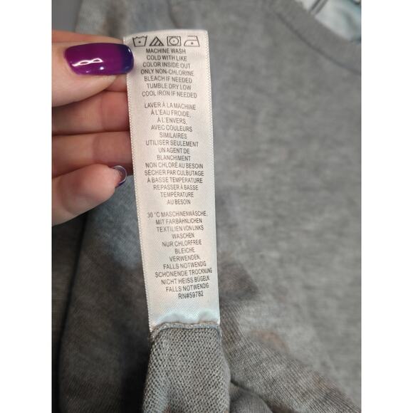 Adrianna Papell Peter Pan Collar Stylish Twofer Sweater Blouse 90s Academia | M - Picture 7 of 8